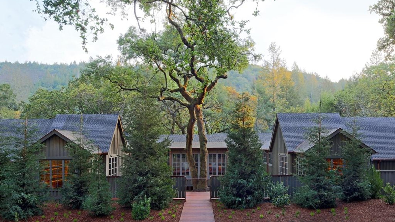 Exterior view of The Meadowood Spa