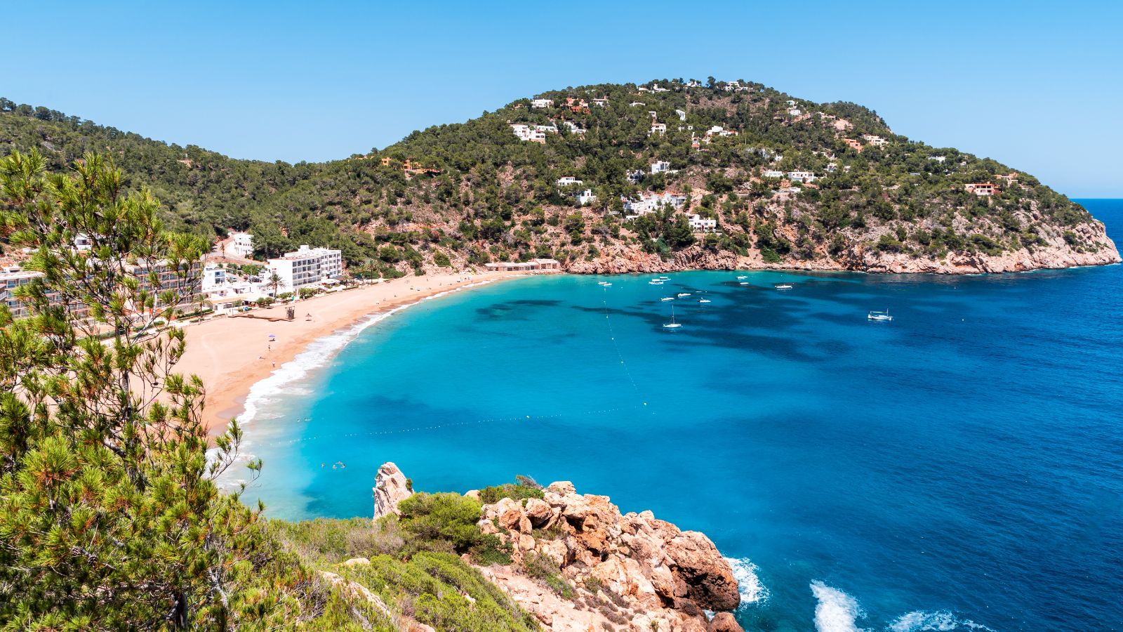 ibiza aerial view