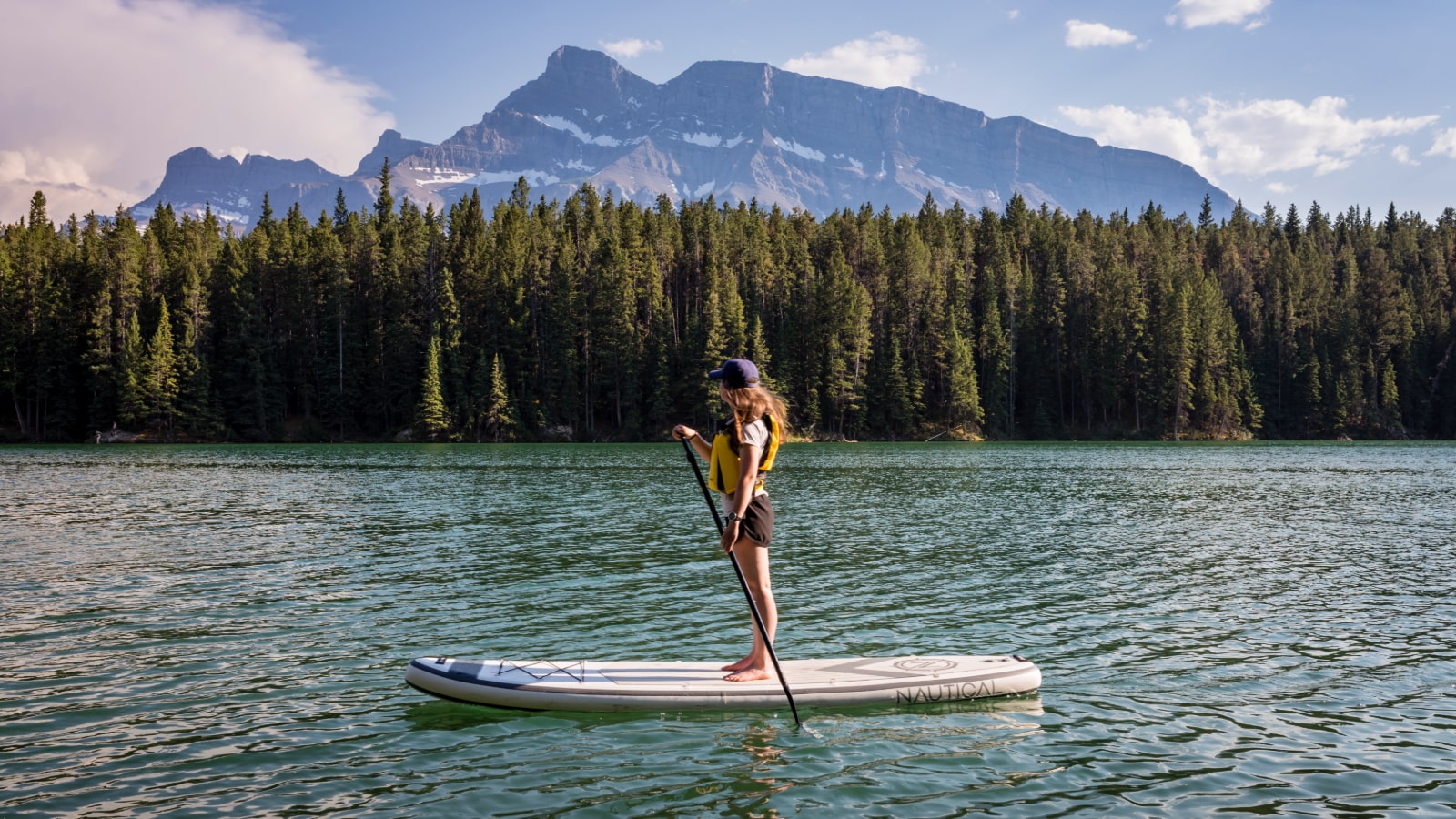 Paddleboarder Johnson Lake